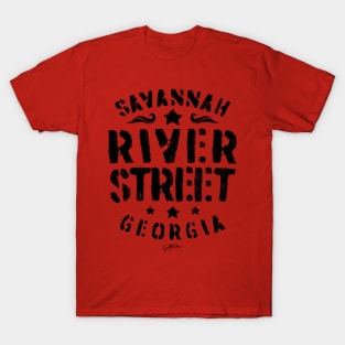 River Street, Savannah, Georgia T-Shirt